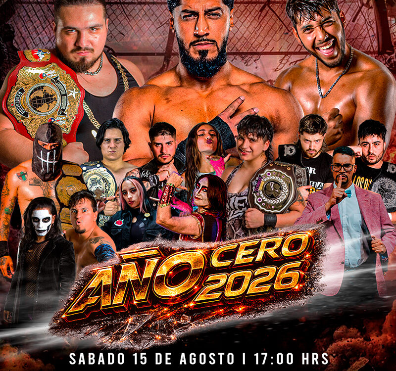 Afiche de Guerra de Titanes Chile: Año Cero 2026, sábado 15 de agosto, con Mustafa Ali